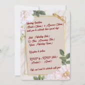 Carte Faire-part de mariage 5 pouces * 7 pouces (Devant)