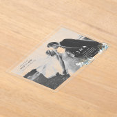 Carte Faire-part de mariage acrylique Flickermuse (Poser)