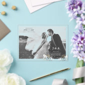 Carte Faire-part de mariage acrylique Flickermuse (Insitu (Mariage))