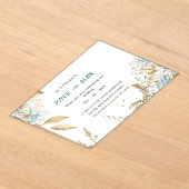 Carte Faire-part de mariage acrylique Flickermuse (Poser)