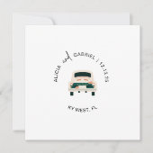 Carte Faire-part de mariage Art Car (Devant)
