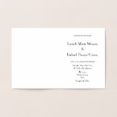 Carte Faire-part de mariage Art déco Real Foil (Intérieur)