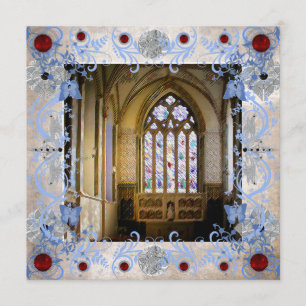 Carte Faire-part de mariage Art déco Rubies