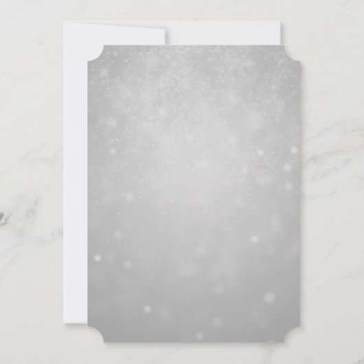 Carte faire-part de mariage Avec Décor Pearl (Dos)