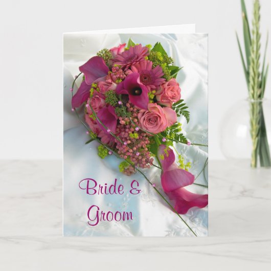 Carte Faire-part de mariage Bouquet (Devant)