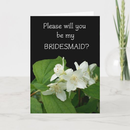 Carte Faire-part de mariage Bridesmaid (Devant)