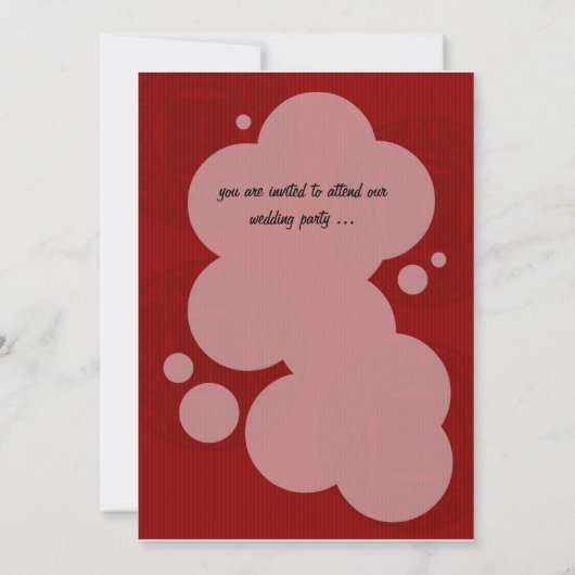 Carte faire-part de mariage chinoise (v1) (Dos)