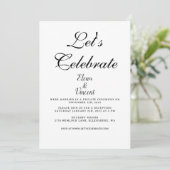 Carte faire-part de mariage CLASSIQUE simple (Debout devant)