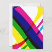 Carte faire-part de mariage Color Pop (Dos)