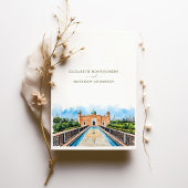 Carte Faire-part de mariage de la mosquée de Dhaka