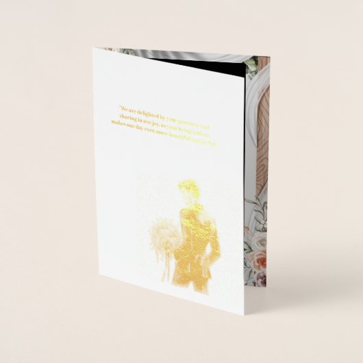 Carte Faire-part de mariage de luxe - Elegant Brid (Devant)