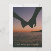 Carte faire-part de mariage Enregistrer la date Mi (Dos)