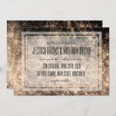 Carte Faire-part de mariage Fireworks (Devant / Derrière)