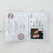 Carte Faire-part de mariage Passeport (Intérieur)