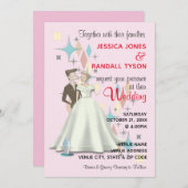 Carte Faire-part de mariage rétro 5 pouces x 7 pou (Devant / Derrière)