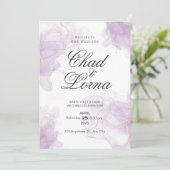 Carte Faire-part de mariage Watercolor (Debout devant)