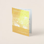 Carte faire-part de naissance avec bébé (Devant)