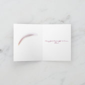 Carte Faire-part de naissance bébé aquarelle (Intérieur)