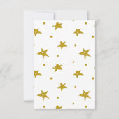 Carte Faire-part de naissance bébé moderne (Dos)