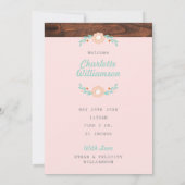 Carte Faire-part de naissance bébé - Woodland Safa (Dos)