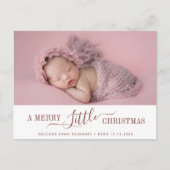 carte faire-part de naissance de location moderne (Devant)