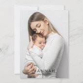 Carte Faire-part de naissance de statistiques pour (Devant)