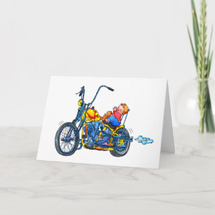 Carte faire-part de naissance "Little Baby Biker"