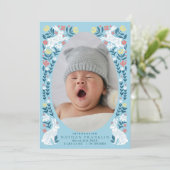 Carte Faire-part de naissance photo pour bébé Oeuf (Debout devant)