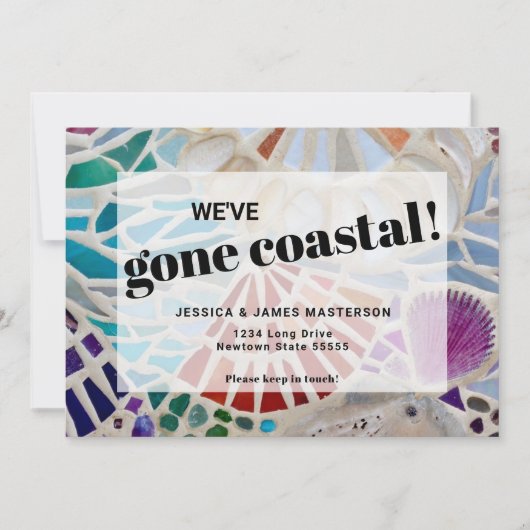 Carte Faire-part de plage (Devant)