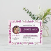 Carte Faire-part funéraire (Debout devant)