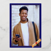 Carte Faire-part Gold Foil (Verso)