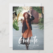 Carte Faire-part/invitation de remise de diplômes de pho (Devant)