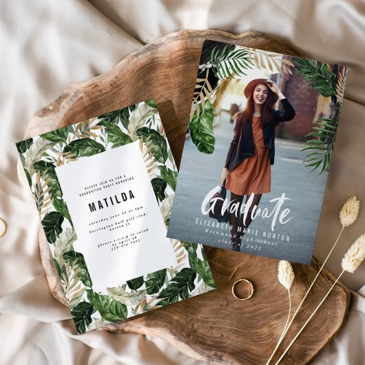 Carte Faire-part/invitation de remise de diplômes de pho