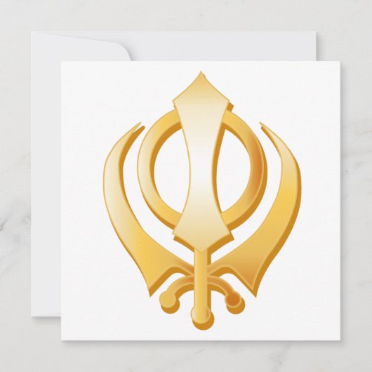 Carte Faire-part/Invitation Sikh (Devant)