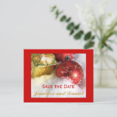 Carte Faire-part Mariage décembre (Debout devant)