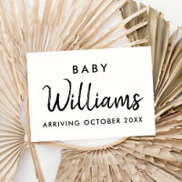 Carte Faire-part moderne de grossesse