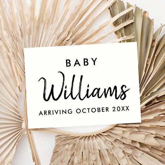 Carte Faire-part moderne de grossesse