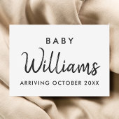 Carte Faire-part moderne de grossesse