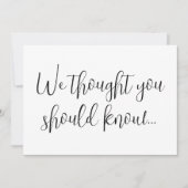 Carte Faire-part moderne de grossesse (Devant)