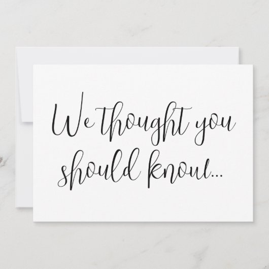 Carte Faire-part moderne de grossesse (Devant)