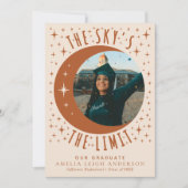 Carte Faire-part photo de la graduation de la lune (Devant)