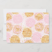 Carte Faire-part photo de naissance de bébé manusc (Dos)