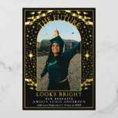 Carte Faire-part photo Elegant Tarot Graduation (Recto)