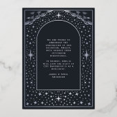 Carte Faire-part photo Elegant Tarot Graduation (Verso)