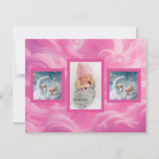 Carte Faire-part plat (Dos)