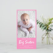 Carte Faire-part plat (Debout devant)