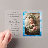 Carte Faire-part plat (In situ (ordinateur de poche))