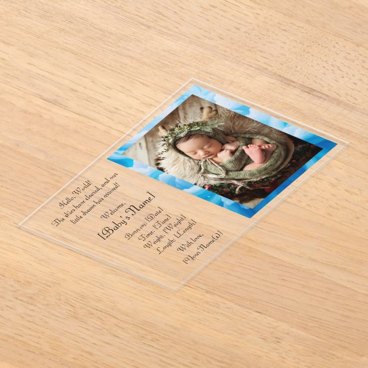 Carte Faire-part plat (Poser)