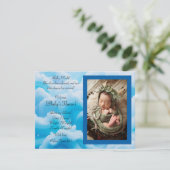 Carte Faire-part plat (Debout devant)