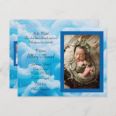 Carte Faire-part plat (Devant / Derrière)